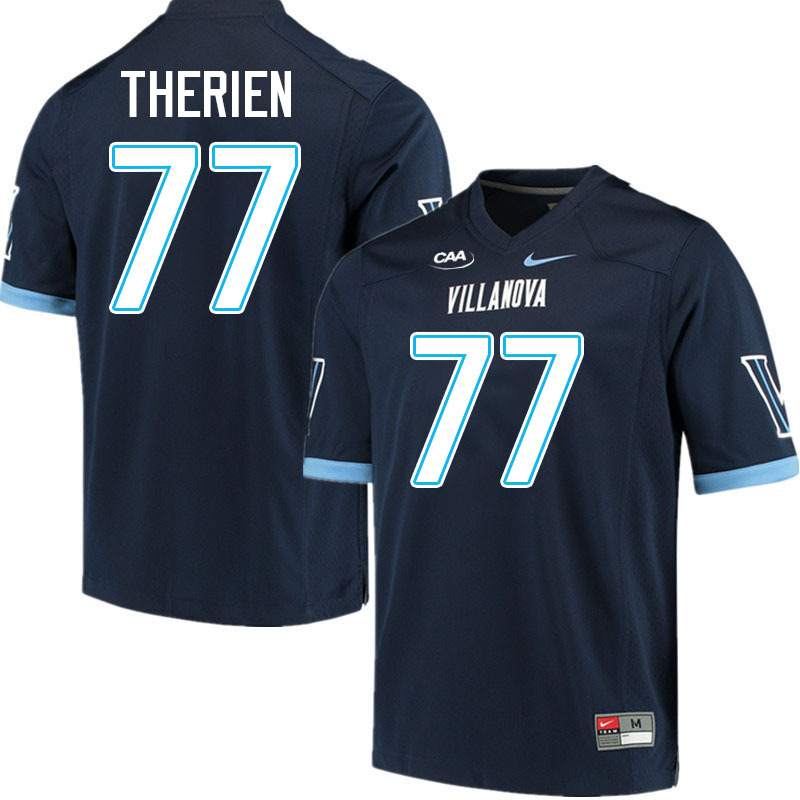 Villanova Wildcats #77 Chris Therien College Football Jerseys Stitched-Navy Villanova Wildcats #77 Chris Therien College Football Jerseys Stitched-Navy